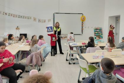 Scoala Altfel la Sibiu Peste 300 de copii au invatat circulatia