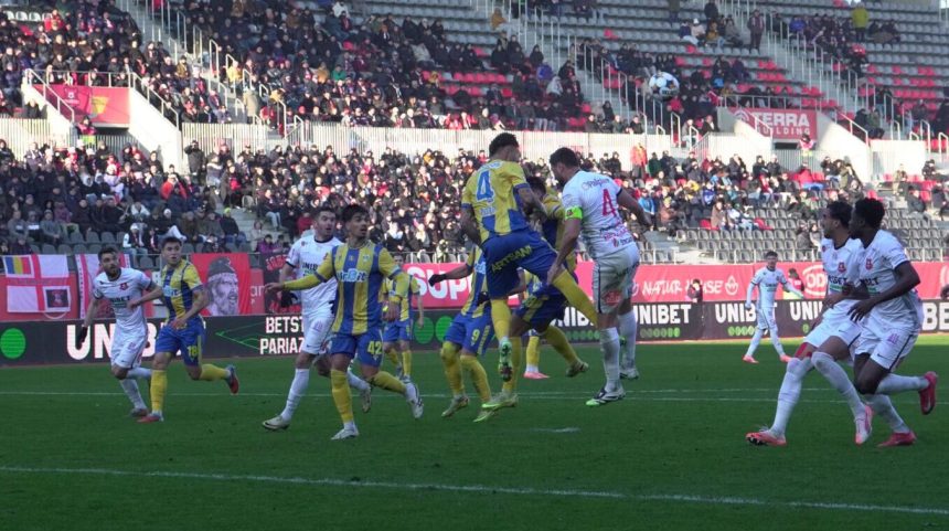 Un jucator de la FC Hermannstadt ofera explicatii
