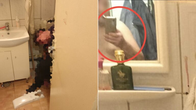 Un sibian si a batut mama si a fotografiat o