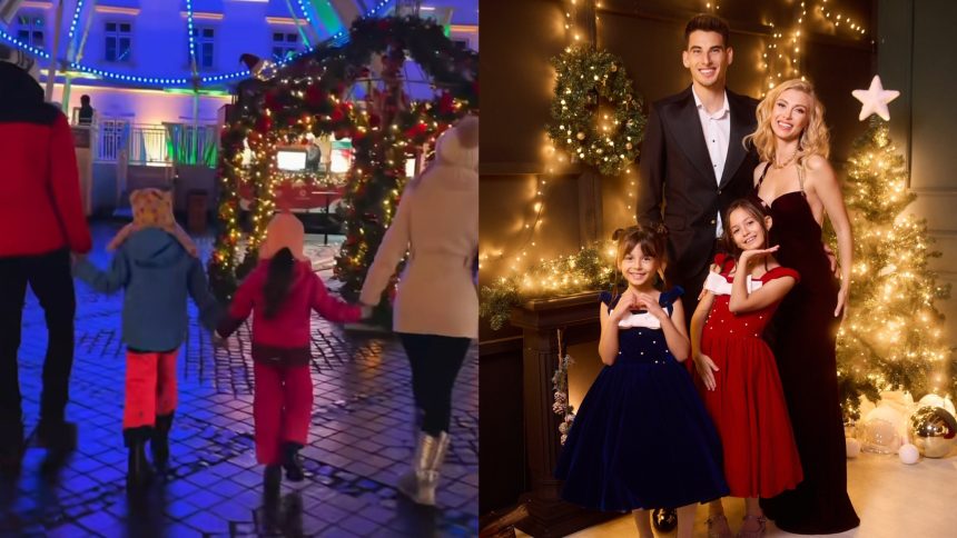 Victor Cornea si Andreea Balan au petrecut Craciunul la Sibiu