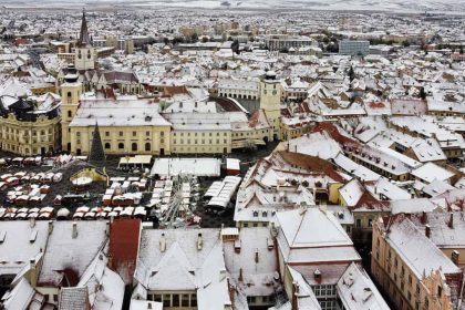 Zpad de Crciun n muni fulguial n Sibiu