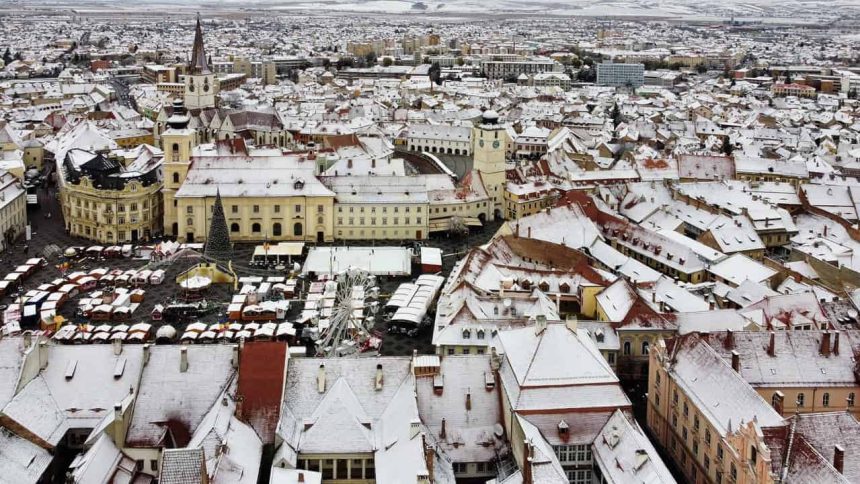 Zpad de Crciun n muni fulguial n Sibiu