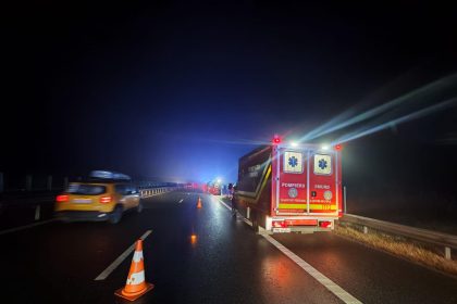 accident grav pe autostrada la saliste plan rosu activat