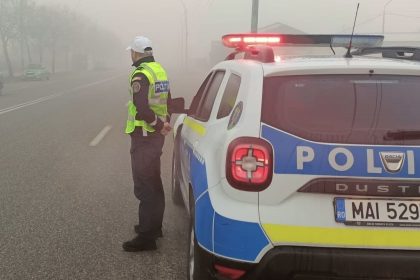 ATV fara numere oprit de politie sofer fara permis