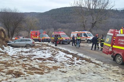 Accident cu 4 raniti la Salcau un sofer a pierdut controlul in curba video si foto