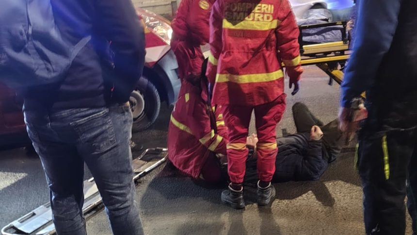Accident luni dimineata pe Calea Cisnadiei pieton accidentat pe trecerea de pietoni video