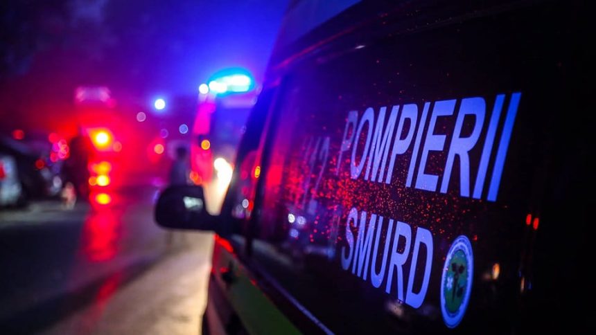 Accident pe DN14 iesire Copsa Mica sofer ranit