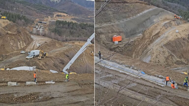 Autostrada A1 Sibiu Pitesti au inceput lucrarile la un nou tunel in zona Boita