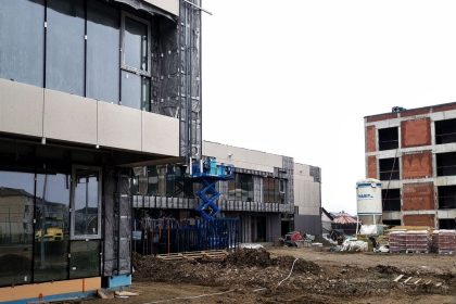 Campusul pentru invatamant dual de pe Calea Dumbravii aproape de finalizare cand va avea loc inaugurarea