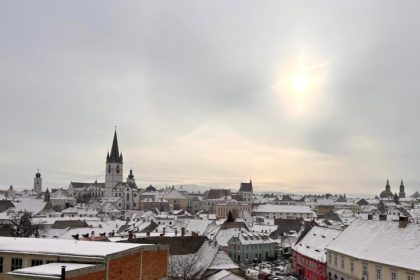 Cea mai friguroasa noapte din an in Sibiu