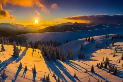 Cod galben de ninsori si vant puternic in sudul Sibiu
