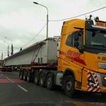 Colosi pe drumurile din Sibiu transporturi speciale agabaritice pentru autostrada Sibiu Fagaras