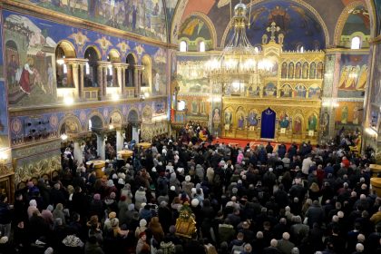Imbulzeala de Boboteaza la Catedrala din Sibiu