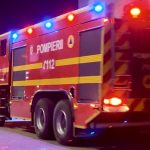 Incendiu la un bloc din Cisnadie locatari evacuati