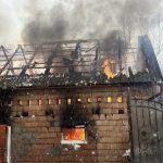 Incendiu puternic la Jina o persoana ranita grav