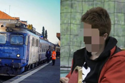Indiferenta intr un tren la Sibiu Un elev salveaza un barbat cazut