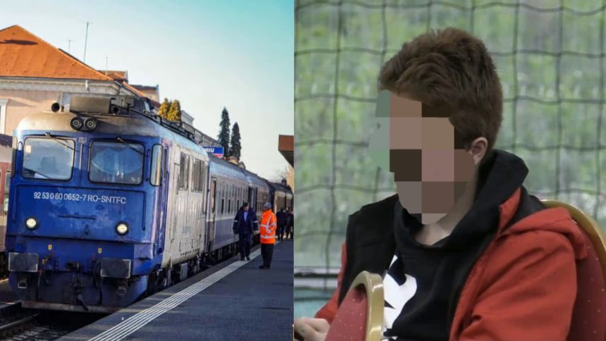 Indiferenta intr un tren la Sibiu Un elev salveaza un barbat cazut
