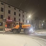 Noapte alba pentru deszapezire la Sibiu