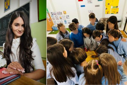 Noua generatie de invatatoare din Sibiu La 24 de ani Mariana preda diferit fara frica fara rigiditate