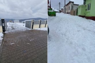 Pune ti mana pe lopata reactia unei familii din Talmaciula deszapezire