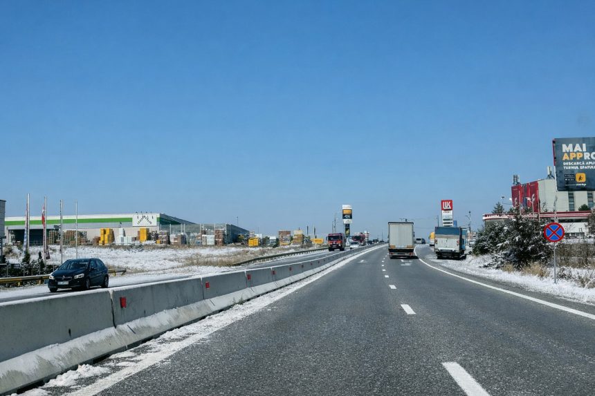 Sofer beat accident pe DN1 impact puternic la Selimbar