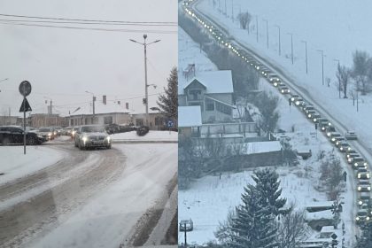 Trafic intens si strazi inzapezite la Sibiu Primaria intervine