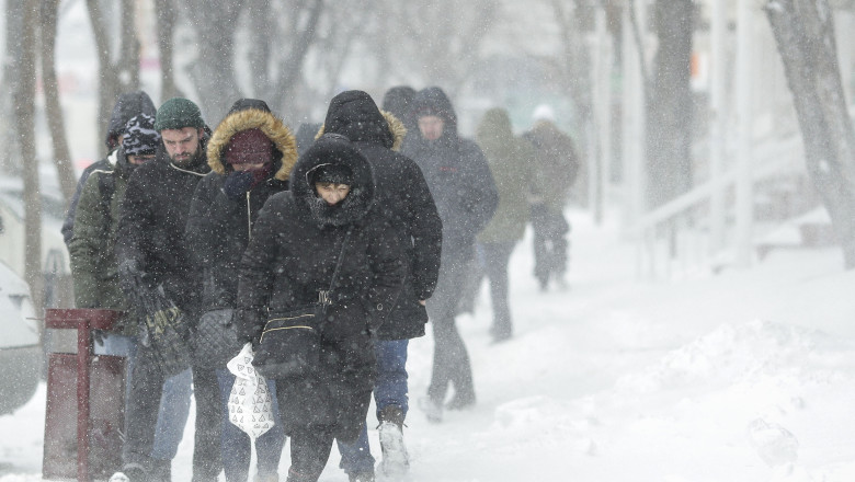 Vreme schimbatoare frig accentuat la inceput de ianuarie