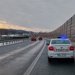 soferita bauta oprita de politie pe autostrada deva sibiu