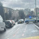 Accident pe strada Nicolae Iorga din Sibiu trafic ingreunat