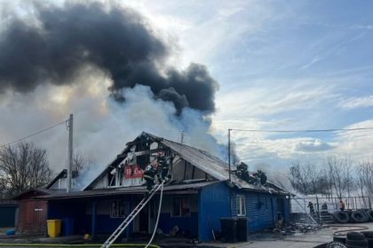 Cauza incendiului devastator de vineri de la Vestem ISU Sibiu prezinta primele concluzii