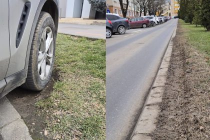 Consilierul care a propus largirea locurilor de parcare la Scoala de Inot aduce clarificari Trotuarul trebuie ajustat