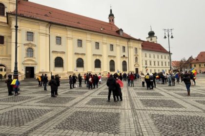 Doua zile de protest la Sibiu impotriva masurilor de austeritate adoptate de Guvern