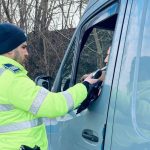 Filtre de politie pe DN1 in judetul Sibiu agentii verifica toate vehiculele