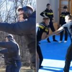 Noii politisti din Sibiu antrenament in polygon au invatat sa traga cu arma si sa se apere de infractori video