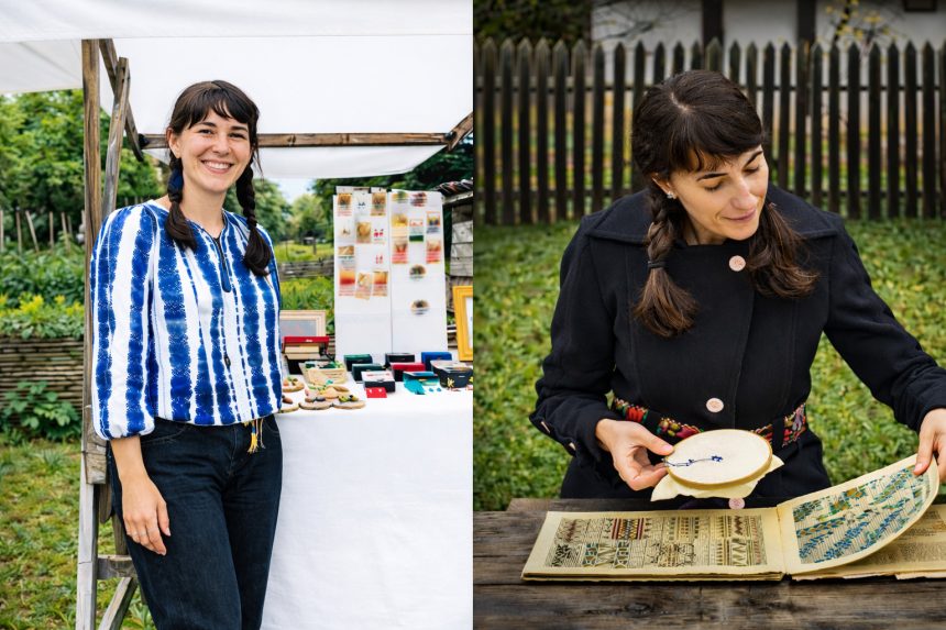 O sibianca a realizat Tara lui Martisor fiecare creatie trece prin mainile Mariei de 8 ori foto