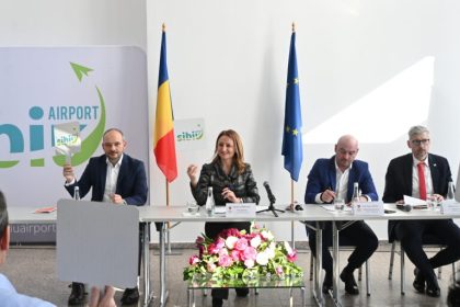 Sedinta Consiliului Judetean Sibiu din februarie desfasurata in premiera la Aeroportul International Sibiu foto