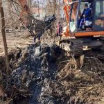 Trei baraje construite de castori la Chirpar au fost distruse Apele Romane au dat aprobatul foto