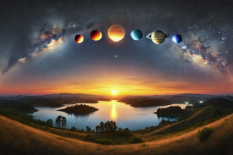 fenomen rar pe cerul noptii sase planete vizibile in acelasi timp