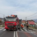 Accident intre Ramnicul Valcea si Sibiu trafic oprit pe DN7