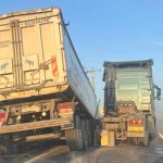 Accident pe A1 trafic oprit la iesirea spre Ocna Sibiului