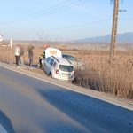 Accident pe DN1 in apropiere de Bradu doua automobile implicate foto