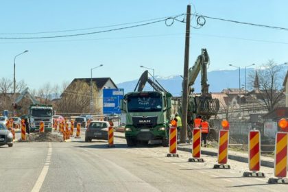 Au demarat lucrarile pe Calea Surii Mari cum se circula in zona video foto