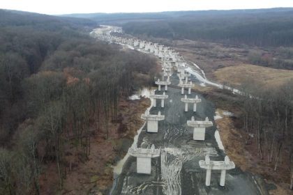 Autostrada Lugoj Deva progreseaza lucrarile la ciotul lipsa au atins aproape 60 terminare