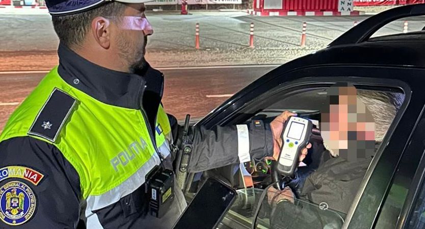 Barbat din Casolt retinut la Sibiu a inselat politistii dupa ce a condus fara permis