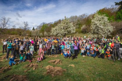 Campanie ecologica la Cisnadie vor fi plantati 1300 de copaci