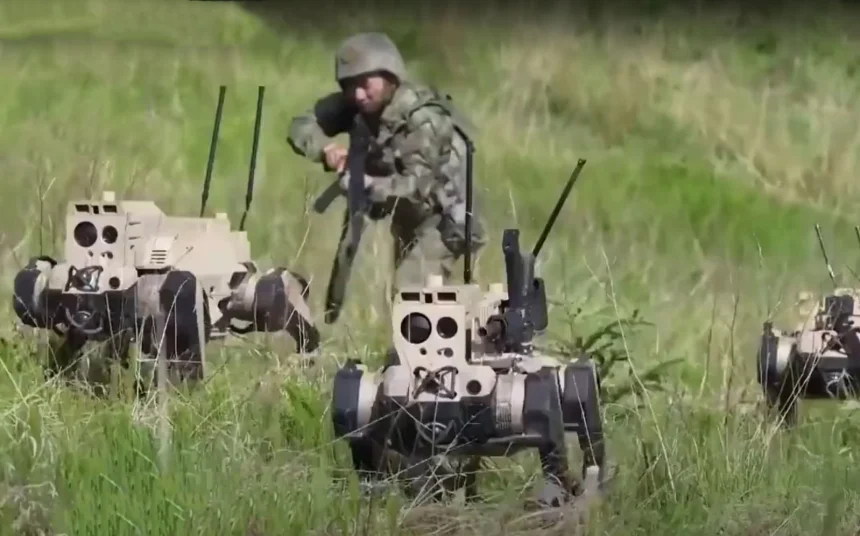 China progreseaza militar a dezvoltat o haita de roboti ucigasi video