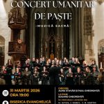 Concert umanitar de Paste cu Corul Te Deum la Catedrala Evanghelica marti 31 martie 2026 donatiile vor sprijini o asociatie