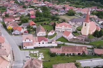 Conflict pe o strada din Talmaciu un tanar retinut dupa ce a agresat trei persoane