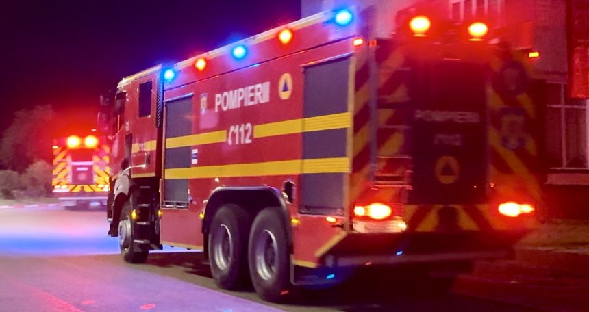 Incendiu intr o casa din Laslea risc de propagare la locuintele vecine