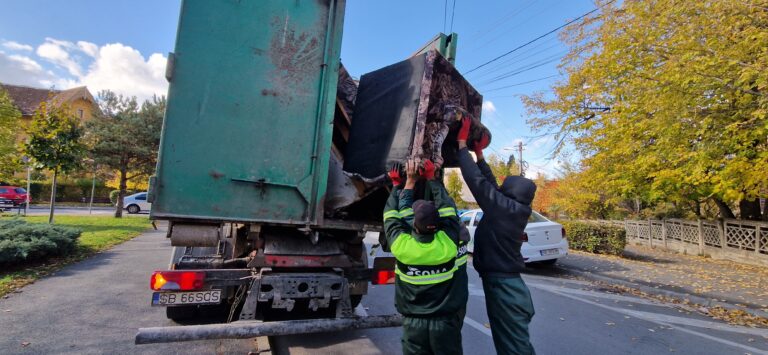Martie 2026 Soma ridica deseurile voluminoase inclusiv cele electrice si electronice in cartierele de blocuri din Sibiu Program si locatii de colectare